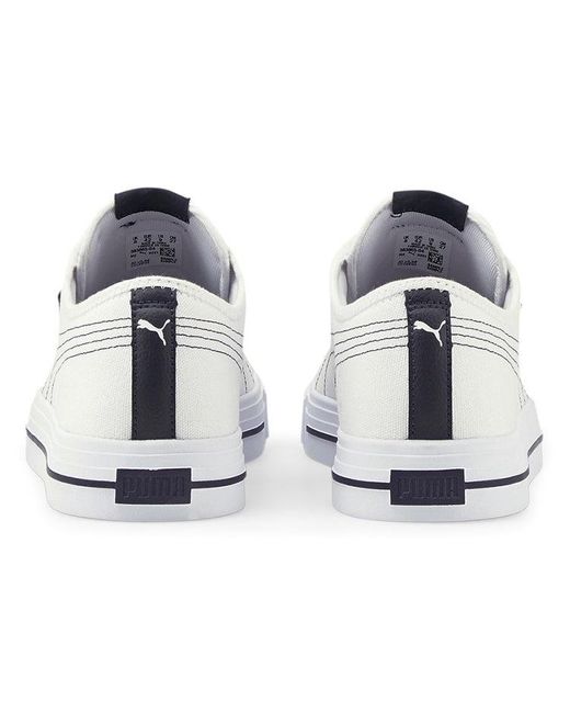 PUMA White Ever Cv Casual Skateboarding Shoes for men