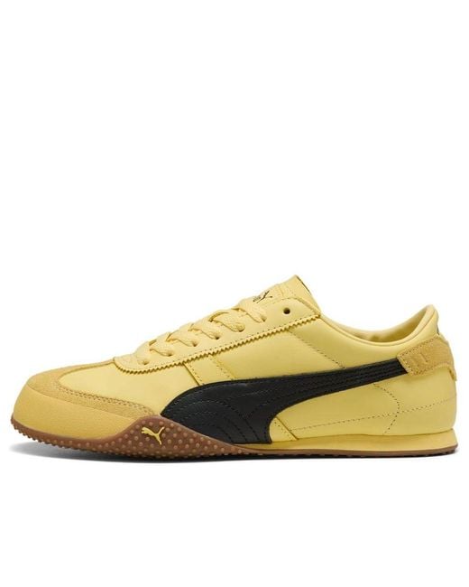 PUMA Yellow Bella Ut Leather 'Pale Lemon' for men