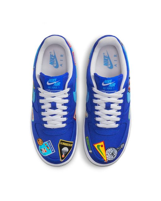Nike Blue (Wmns) Air Force 1 '07 'Patched Up