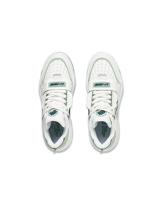 Li-ning White Badfive Rookie Low for men