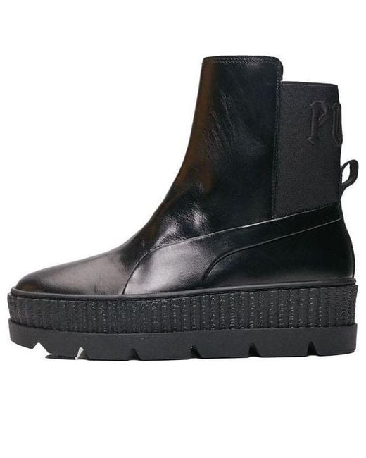 fenty chelsea sneaker boot womens
