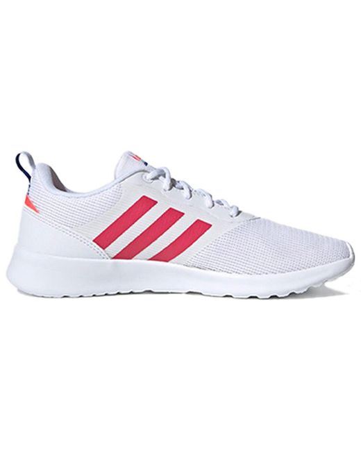 Adidas Neo Qt Racer 2.0 'white Power Pink' | Lyst