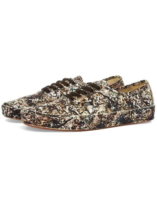 Vans Brown Moma X Authentic 'Jackson Pollocks One: Number 31, 1950' for men