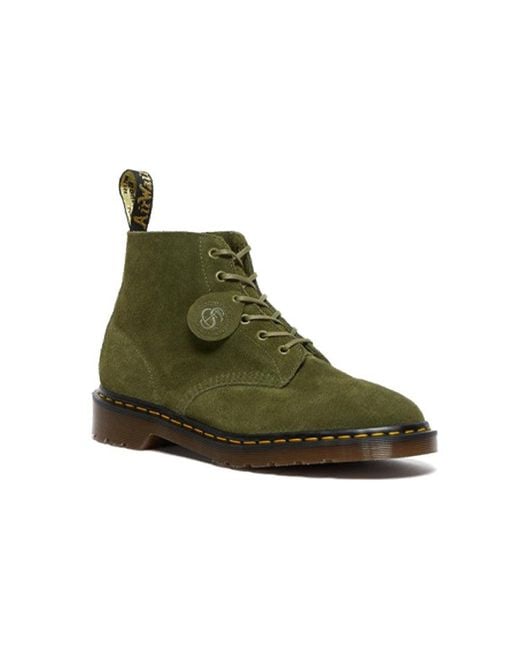 Dr. Martens Green Dr.Martens 101 Suede Ankle Boots Desert Oasis'
