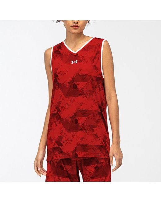 Under Armour Red Basketball Jerseys for men