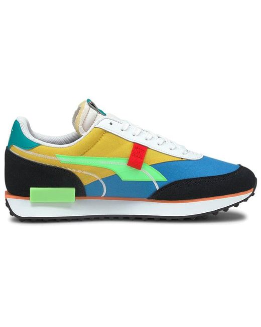 PUMA Blue Future Rider Twofold Sd Pop 'Palace Maize' for men