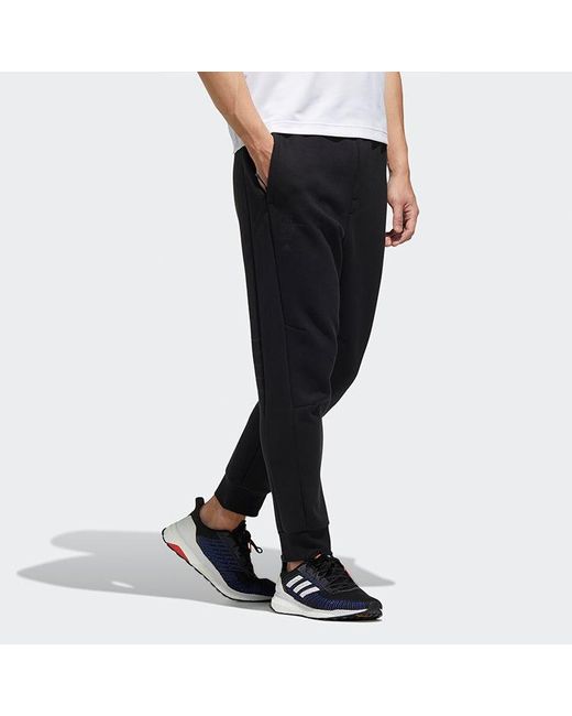 Adidas Black Th Pnt Peach Solid Color Casual Cozy Bundle Feet Sports Pants for men