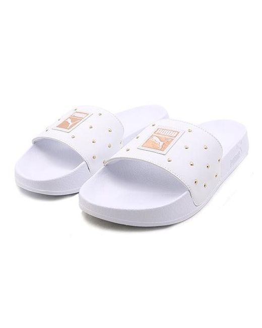 PUMA White (Wmns) Leadcat Studs Slide