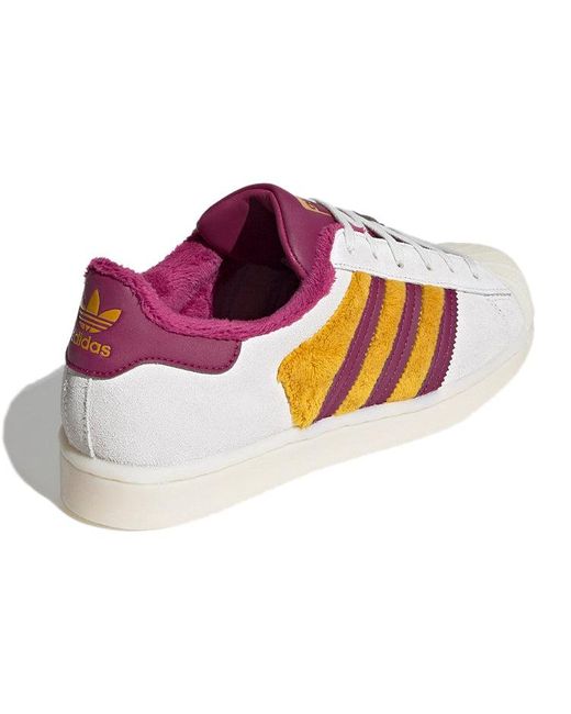 Adidas White (Wmns) Superstar Power Berry'