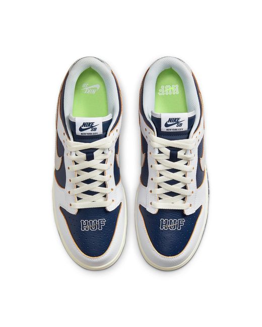 Nike Blue X Huf Sb Dunk Low 'New York' for men