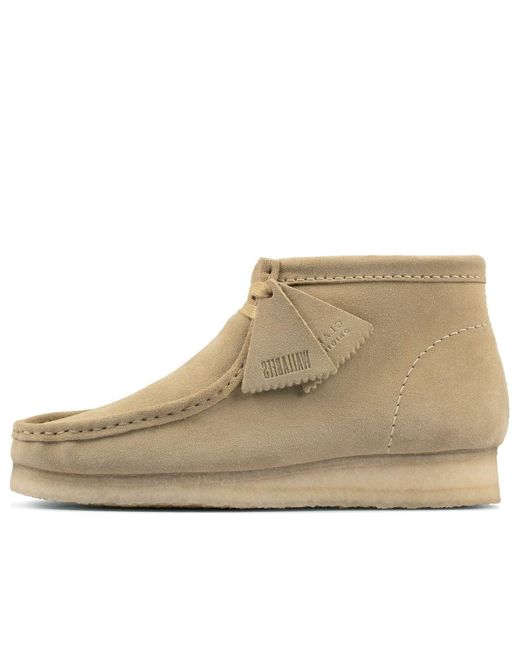 Clarks Natural Wallabee Boots Suede' for men