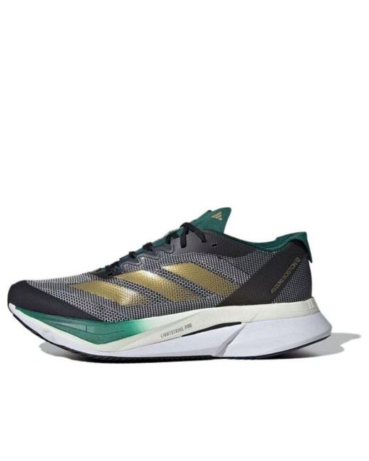Adidas Blue Adizero Boston 12 'Aurora Ink Matte' for men
