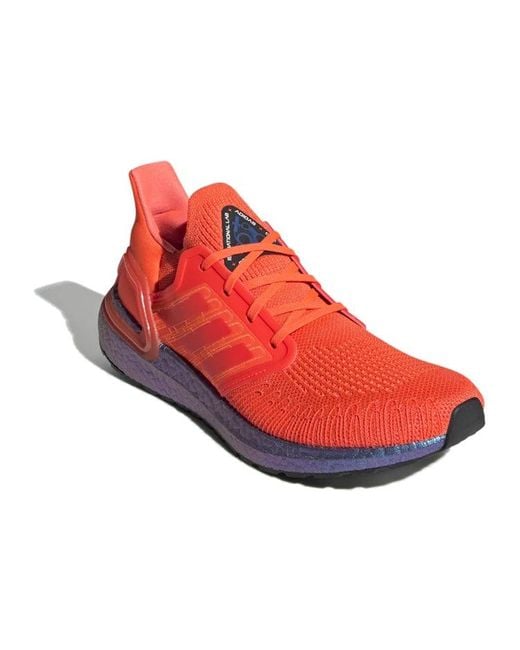 Adidas Red Ultraboost 20 'Solar' for men