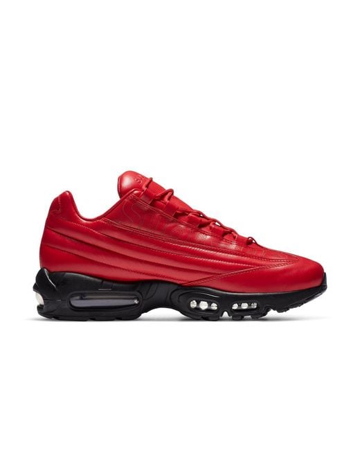Nike Red X Supreme Air Max 95 Lux 'Gym' for men