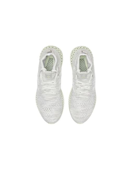 Adidas White Futurecraft 4D Runner Mid 'Crystal' for men