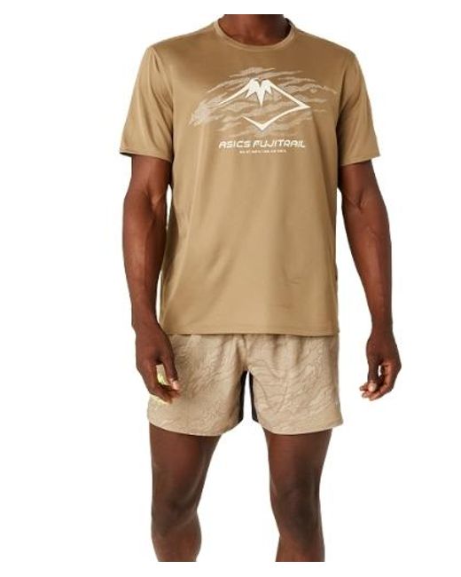 Asics Natural Fujitrail Running T-Shirt for men