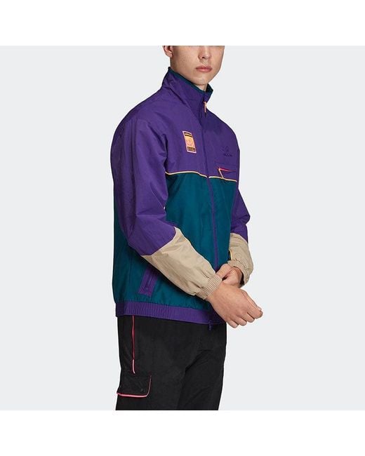 Adidas Blue Originals Track Top Sports Jacket for men