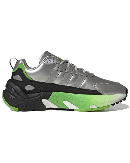 Adidas Green Kawasaki Ninja X Zx 22 Boost Metallic' for men