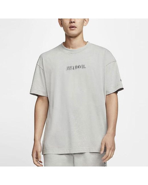 Nike Gray As Sportswear Jdi Top Logo Tee for men