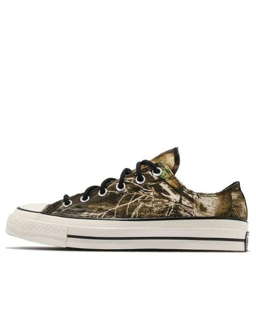 Converse Brown Realtree X Chuck 70 Low 'Edge Camo Print' for men