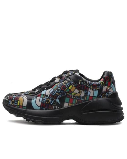 Gucci Black (Wmns) Rhyton The North Face'