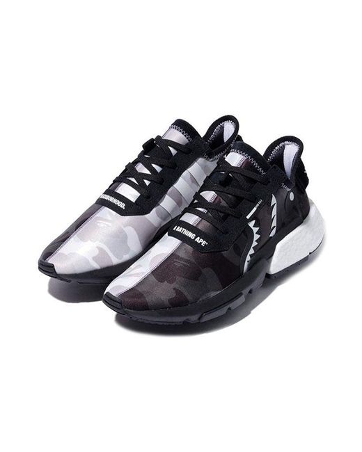 Adidas Blue X A Bathing Ape X Neighborhood P.O.D. S3.1 'Camo' for men
