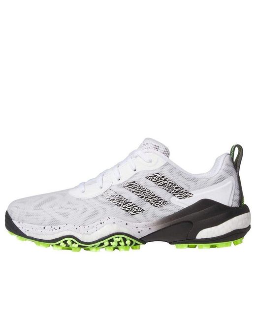 Adidas White Codechaos 25 Spikeless Golf ' Volt' for men