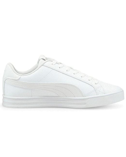 PUMA White Smash Vulc V3 Lo for men