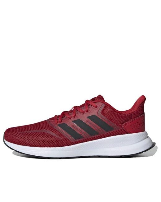 Adidas Neo Runfalcon Red/black for Men | Lyst