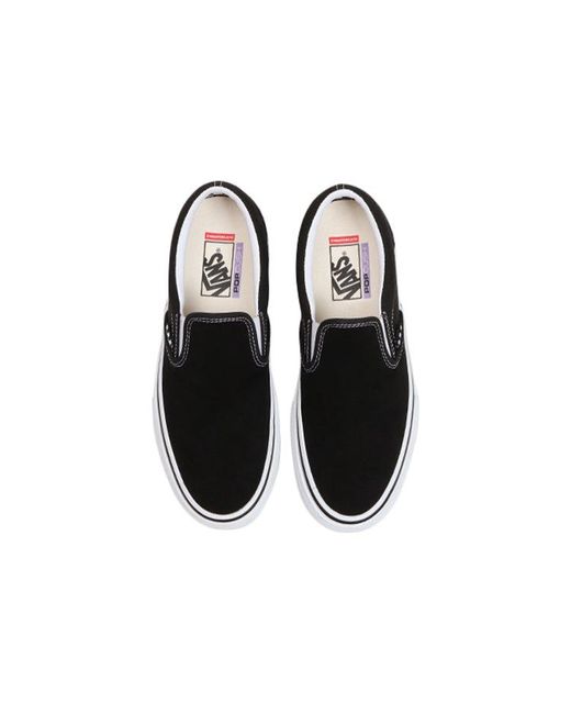 Vans Black Skate Slip-On Checkerboard' for men