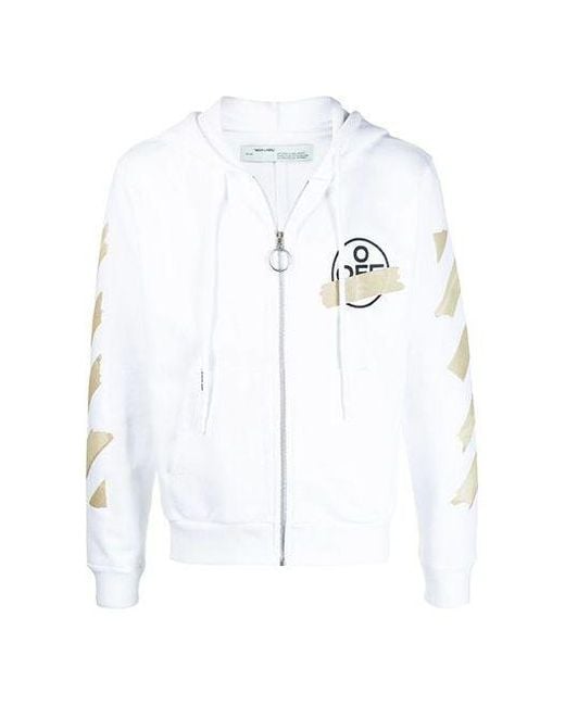 Off-White c/o Virgil Abloh White Ss20 Arrows Sketch Logo Sweater Tape for men