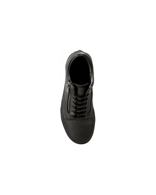 Vans Black Old Skool Zip 'Gun Metal' for men