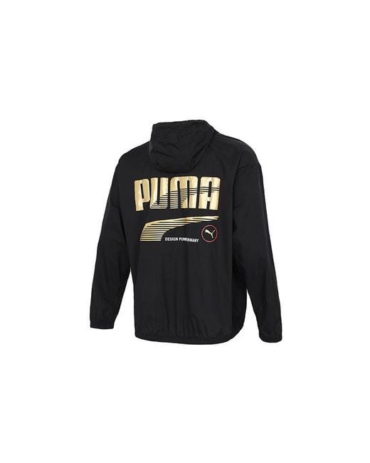 PUMA Black Decor 8 Lightweight Woven Jacket for men