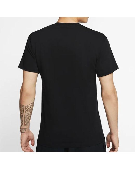 Nike Black Nrg Acg Ss20 Logo Printing Short Sleeve for men