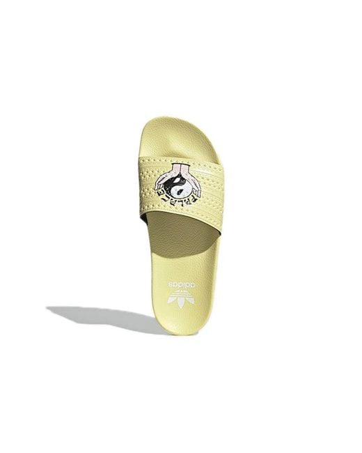 Adidas Yellow Palace X Slides 'Wellness' for men