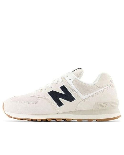 New Balance White 574 'Nimbus Gum' for men