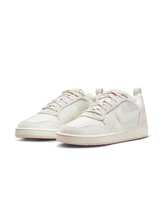 Nike White (Wmns) Court Borough Low Premium 'Sail Light Orewood'