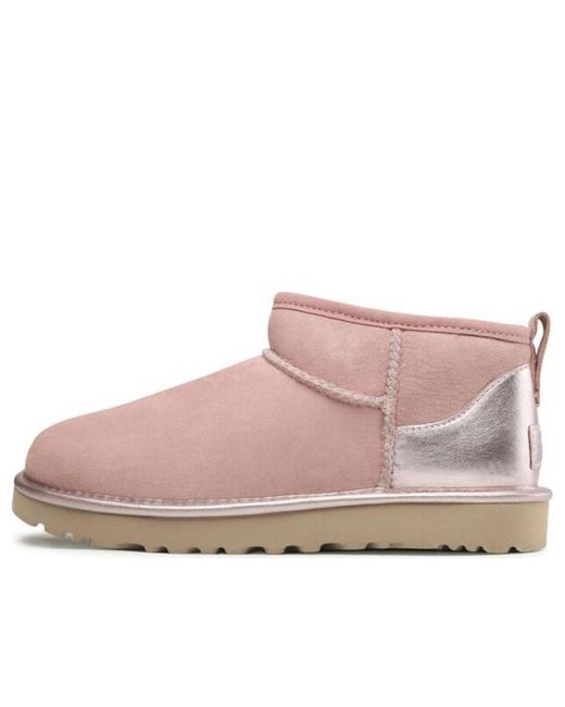 Ugg Pink (Wmns) Cassic Ultra Mini Shine