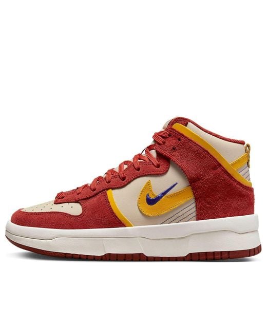 Nike Red Dunk High Up Shoes