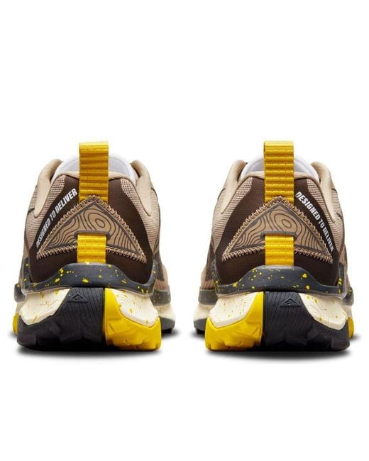 Nike Brown React Wildhorse 8 Khaki/-Vivid Sulfur Dr2686-200 for men
