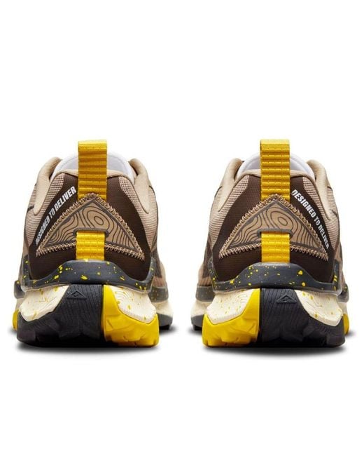 Nike Brown React Wildhorse 8 Khaki/-Vivid Sulfur Dr2686-200 for men