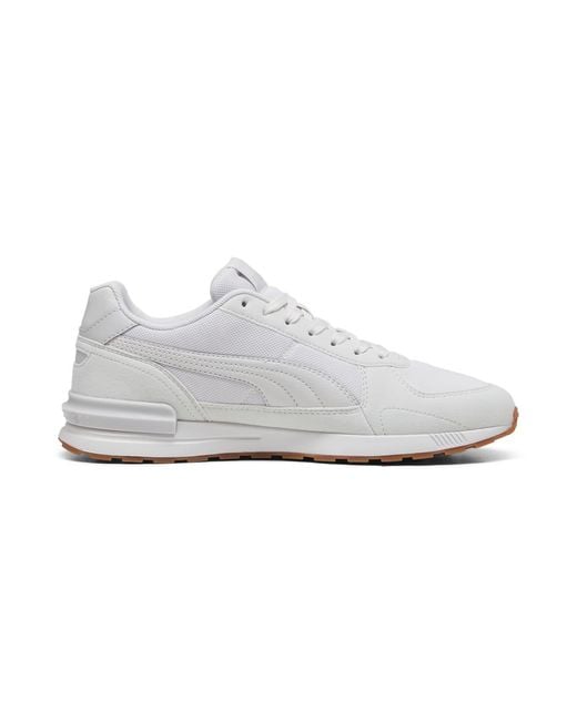 PUMA White Graviton Trainers 'Feather' for men