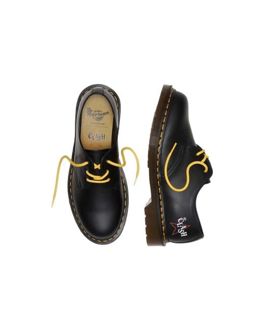 Dr. Martens Black 1461 The Clash Made for men