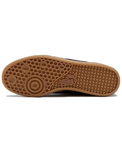 PUMA Black Liga Leather Retro Shoe for men