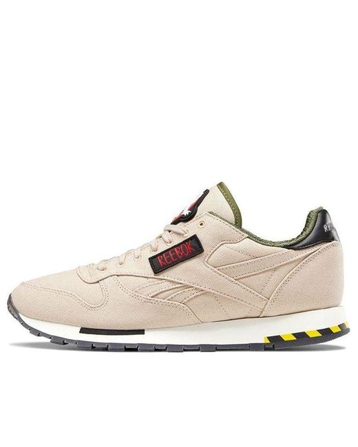 Reebok White Ghostbusters X Classic Leather 'Khaki Flight Suit' for men