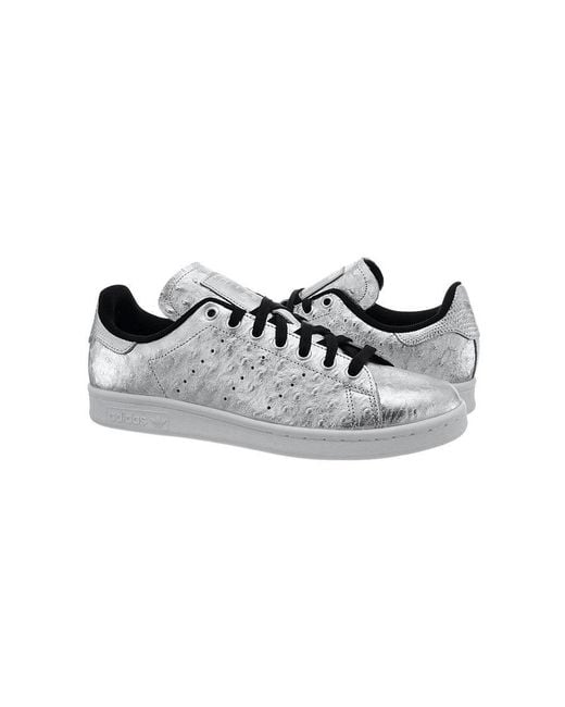 Adidas Gray Stan Smith 'Metallic Ostrich' for men