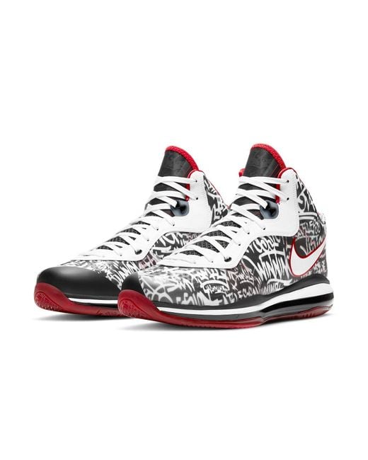 Nike White Lebron 8 'Graffiti' for men