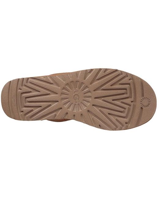 Ugg Brown (Wmns) Gita Bow Mini Fleece Lined