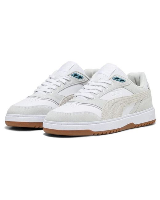 PUMA White Doublecourt Prm Vapor' for men