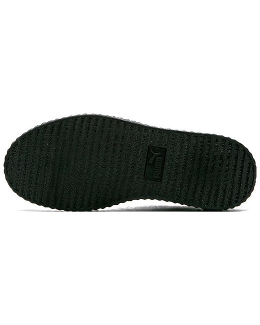 PUMA Black (Wmns) Fenty X Creeper 'Cracked Leather'